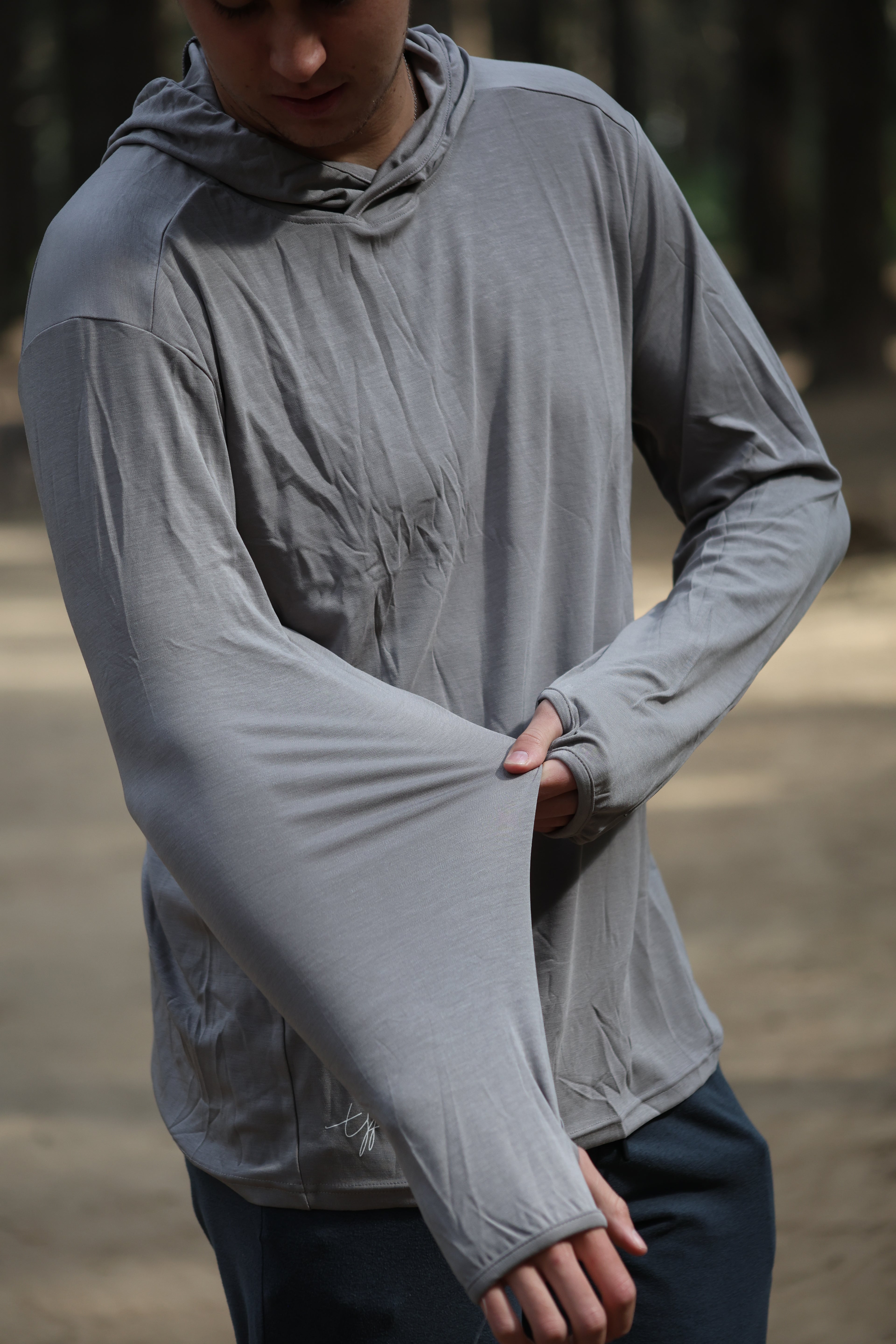 THE FLYING HOODIE | MIST GRAY