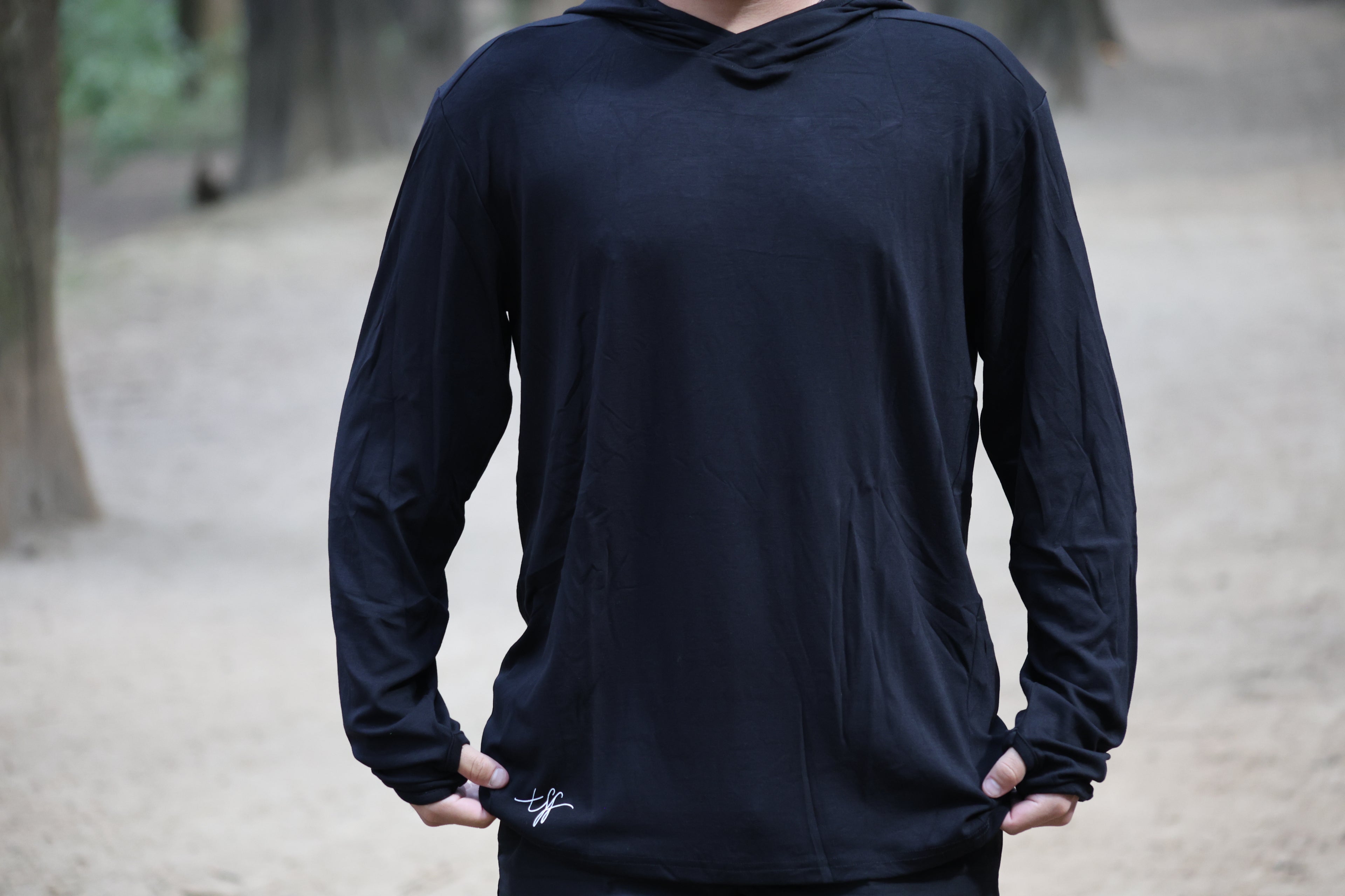 THE FLYING HOODIE | EBONY BLACK