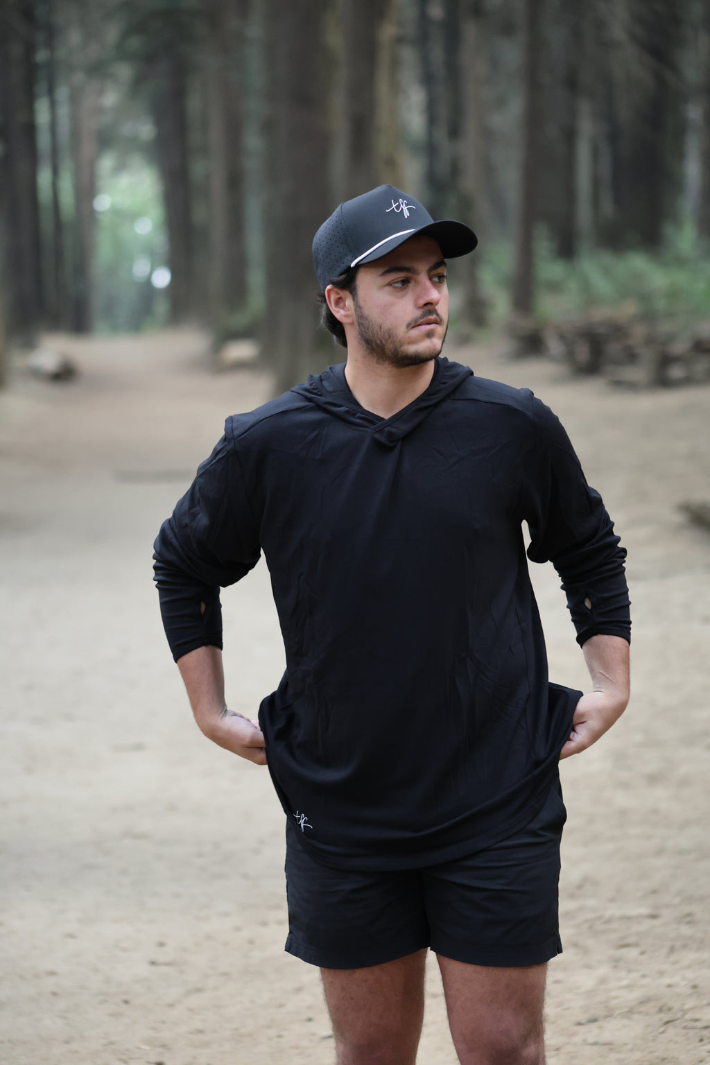 THE FLYING HOODIE | EBONY BLACK