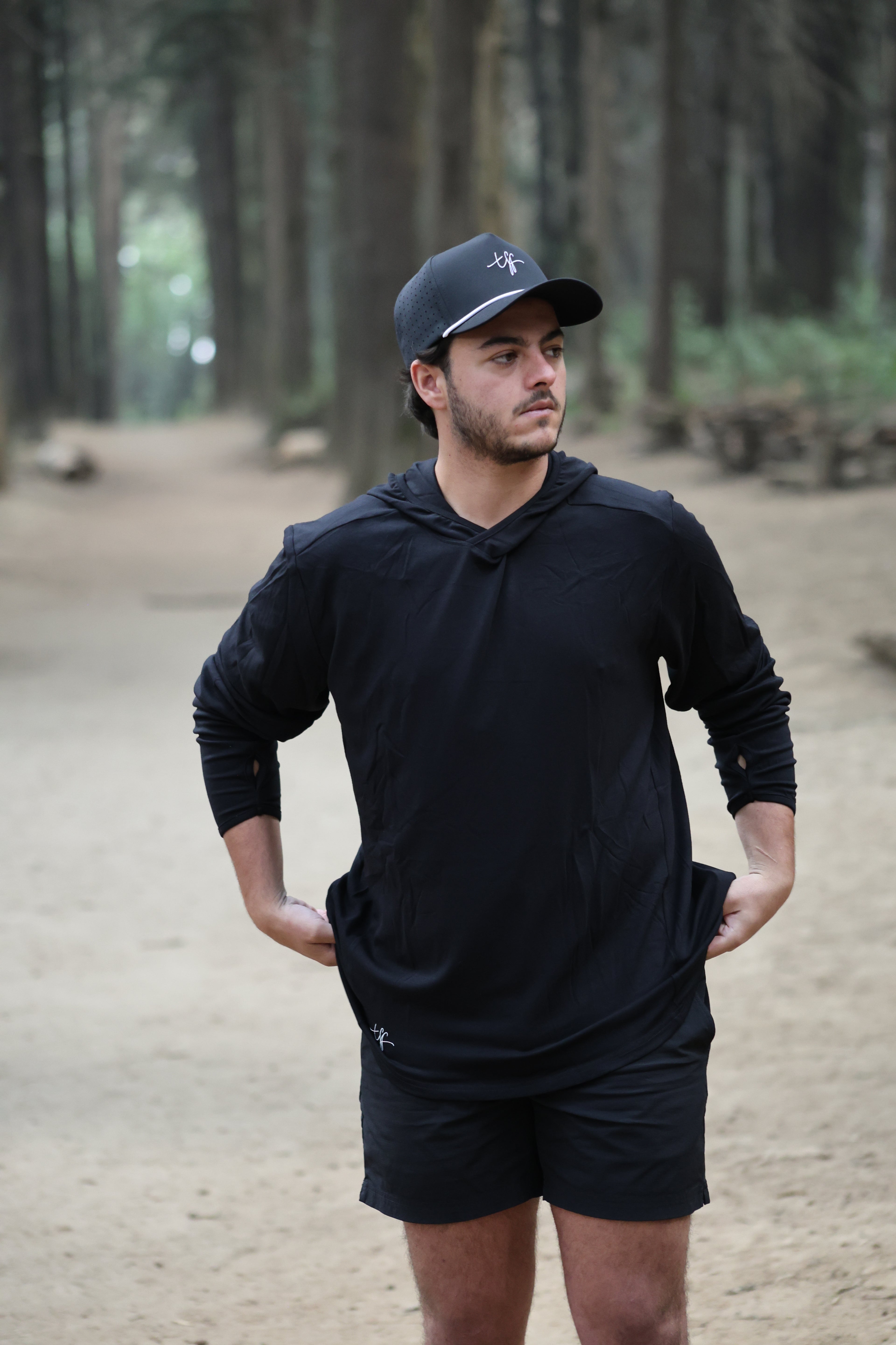 THE FLYING HOODIE | EBONY BLACK