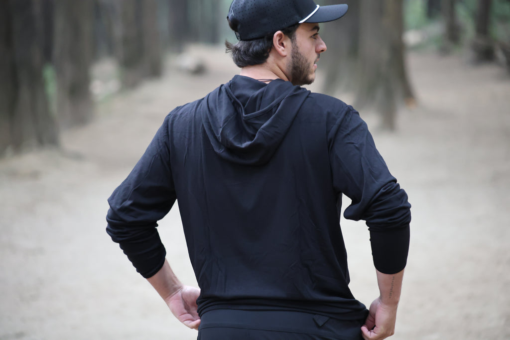 THE FLYING HOODIE | EBONY BLACK