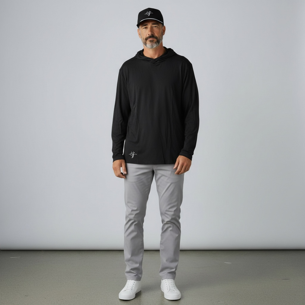 THE FLYING HOODIE | EBONY BLACK